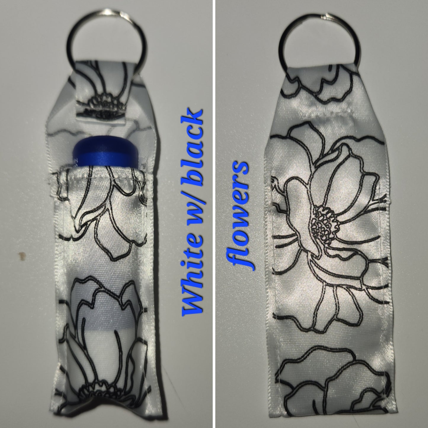 Keychain chapstick holder