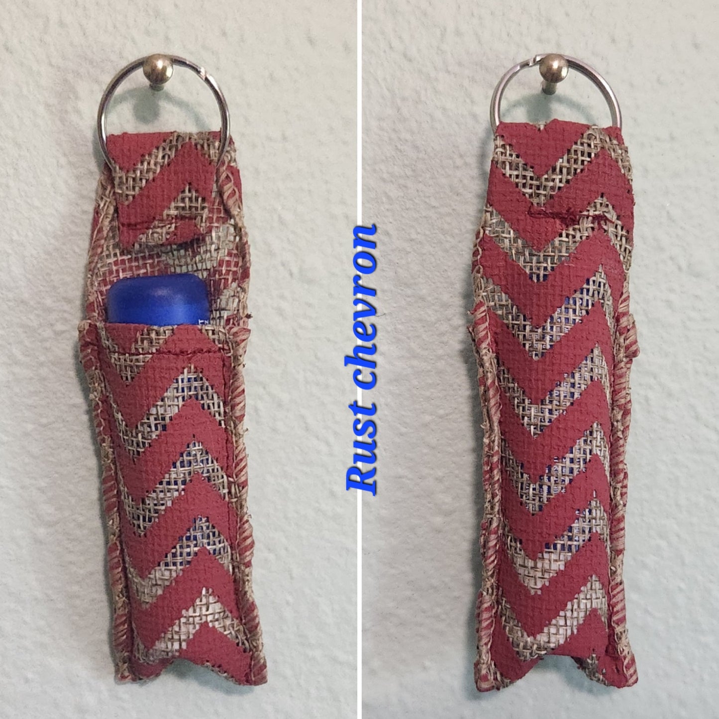 Keychain chapstick holder