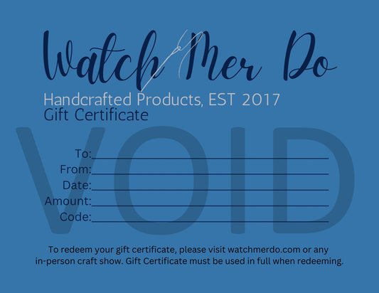 Watch Mer Do Gift Card